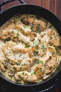 Herb Chicken With Mushroom