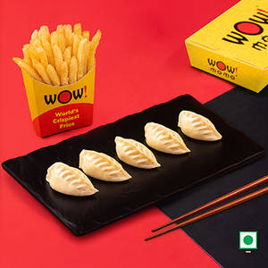 Veg Himalayan Steam Momo + OG Crispy Fries Regular