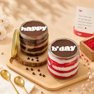 Birthday Jar Cakes (Set of 2)