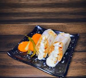 Ghost chicken shawarma roll
