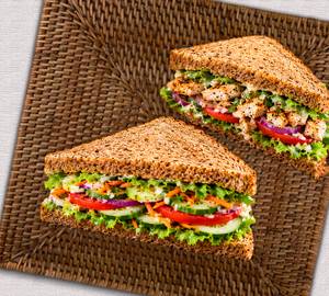 Atta Brown Bread  Sandwich ( Egg Chicken)