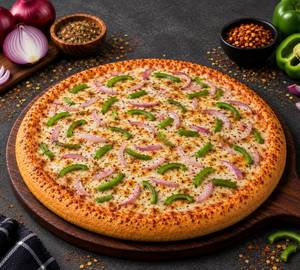 Onion And Capsicum Pizza [7 Inches]