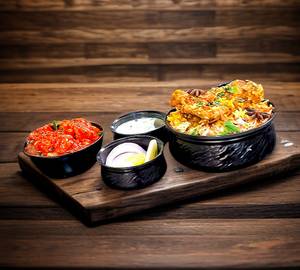 Shahi Dum Biryani & Chicken 65 Blast