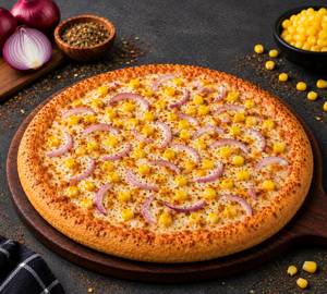 Onion And Sweet Corn Pizza [7 Inches]