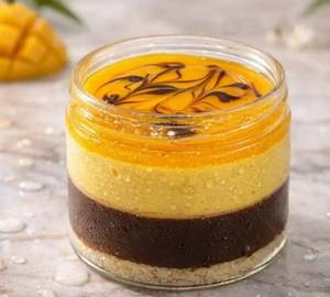 Mango Bavarian Mousse .