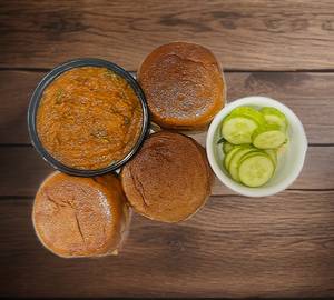 Pav Bhaji Without Onion And Garlic [3 By 6 Pav]