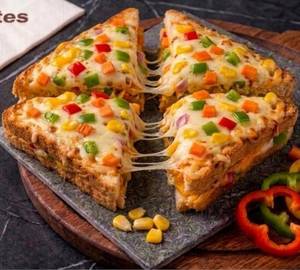 Veg Cheese Grilled Cheese Topping Sandwich