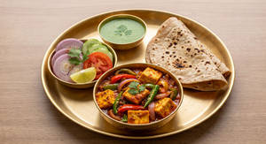 Kadhai Paneer Thali