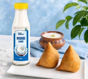 Mishri Lassi +  Whole Wheat Samosa [2 Pieces]
