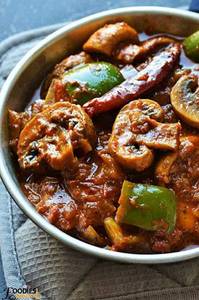 Kadai Mushroom Masala