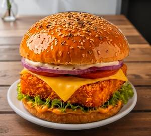 Veg Cheese Paneer Patty Burger