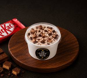 Mini kit kat brownie  cup cake