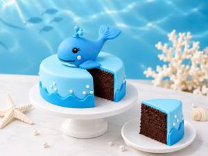 Bento Cake Whale Theme 250g