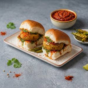 Bambaiya Vada Pav (2 Pcs)