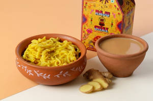 Classic Maggi & 2 Kullad Adrak Chai