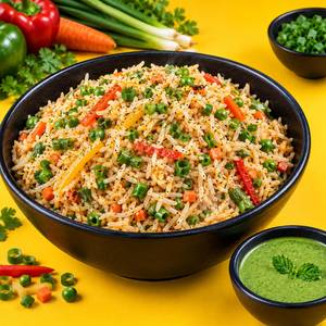 Veg Fried Rice (Indo-Chinese)