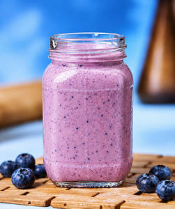 Bluberry Blast [ 216 kcal | 6.4g Protein ]
