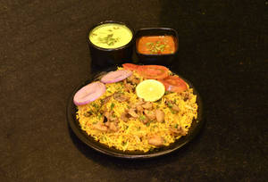Mushroom Dum Biryani