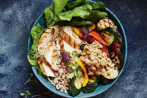 Grilled Chicken Veg Bowl