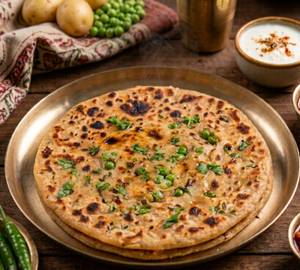 Mutter (peas) Paratha