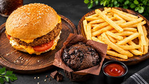 Veg Burger Combo