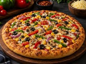 Overloaded Veg Cheese Pizza🍕