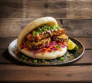 Crusted Mushroom Bao Bun