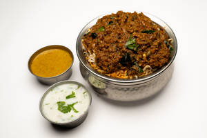 Mutton Kheema Biryani - Basmati Rice