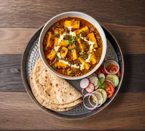 Butter Paneer Masala With 6 Desi Ghee Roti And Salad