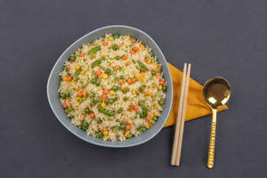 Burnt Garlic Veg Fried Rice