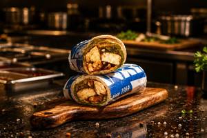 Tandoori Paneer Tikka Wrap