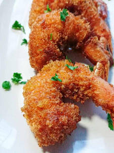 Crumb Fried Prawns