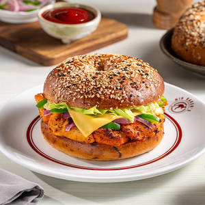 Spicy Chicken Tikka Bagel