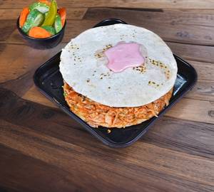 Schezwan chicken plate shawarma