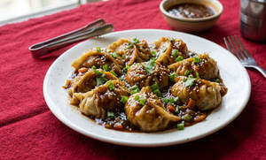Pan Fried Chicken Momos