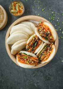 Schezwan Mushroom Bao