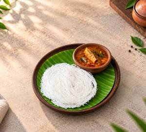 5 idiyappam With Fish Curry