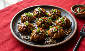 Pan Fried Veg Momos