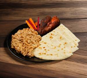 Barbeque chicken plate shawarma