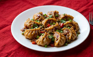 Pan Fried Paneer Momos