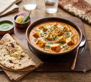 Butter Paneer Masala + Tawa roti (1 piece)