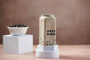 Hazelnut Boba Tea With Tapioca Pearls