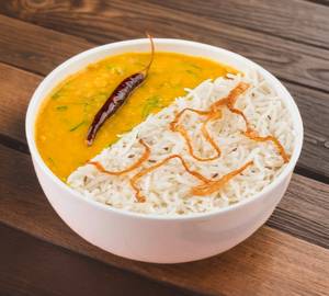 Dal Fry With Rice