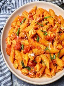 Pasta Arrabiatta With Chicken