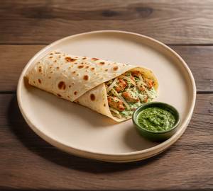 Tawa Chicken Shawarma Roll (Rumali)
