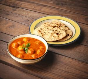 Aloo Dum & Roti (4 PC)