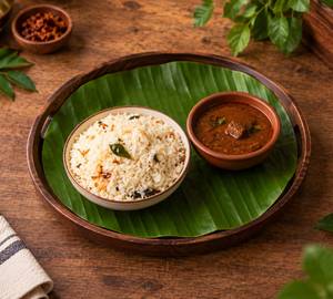 Ghee Rice With Beef Curry