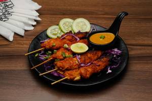 Chicken Satay With Peanut Chutney