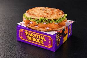 Chipotle Chicken Blast Paratha Burger