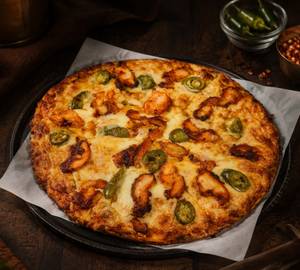 Chicken Tikka Jalapeno Pizza 